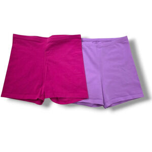 Primary Kids 10 Tumble Shorts Undershorts Pink Purple 2 Bundle